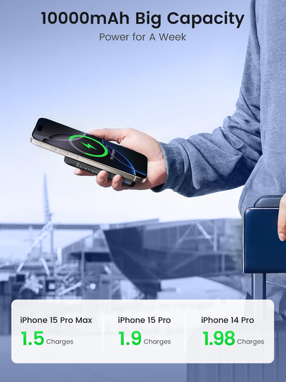 RORRY Qi2 10000mAh Fast Charging Magnetic Power Bank Wireless Charger