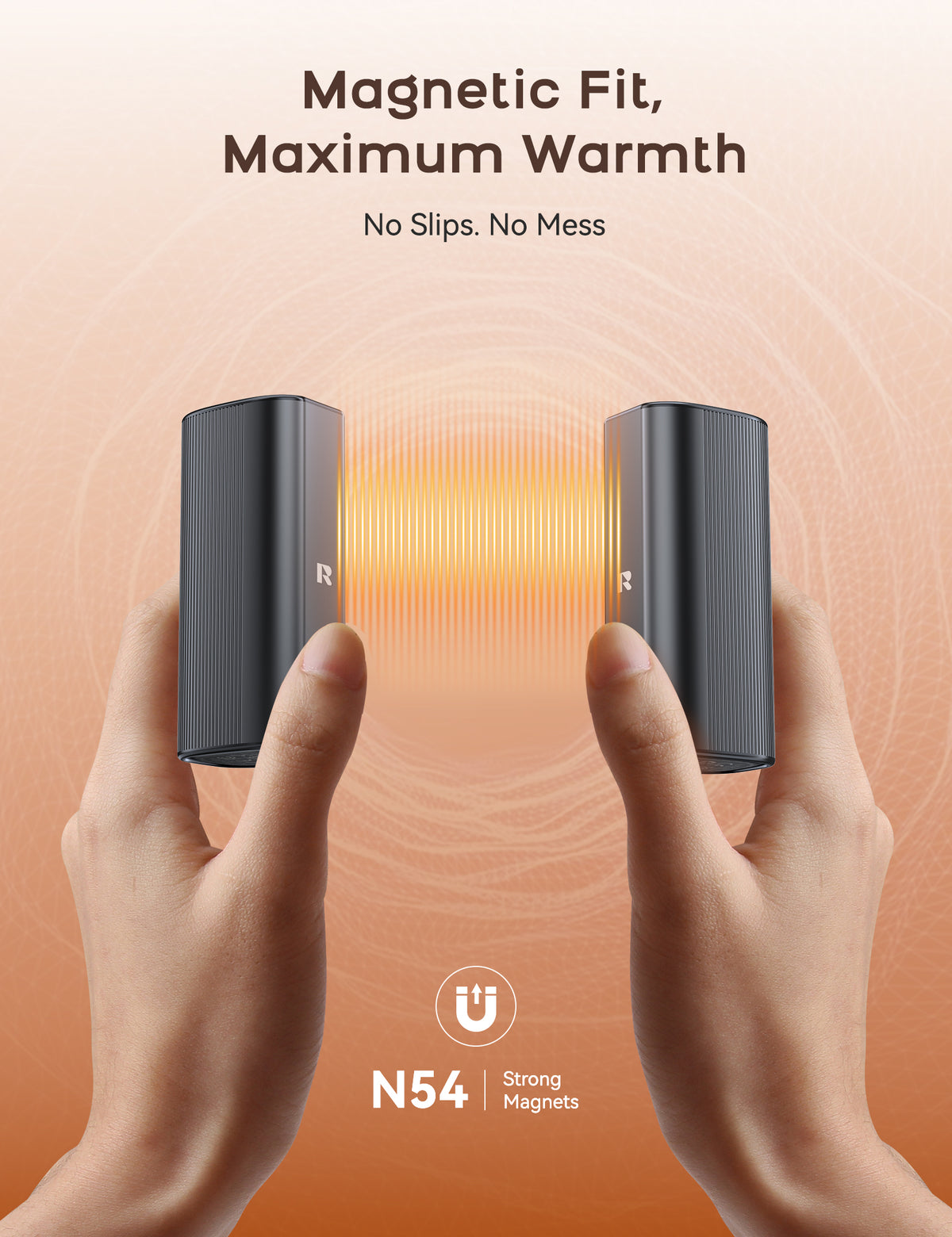 RORRY N1-10000mAh Chauffe-mains rechargeables (lot de 2)