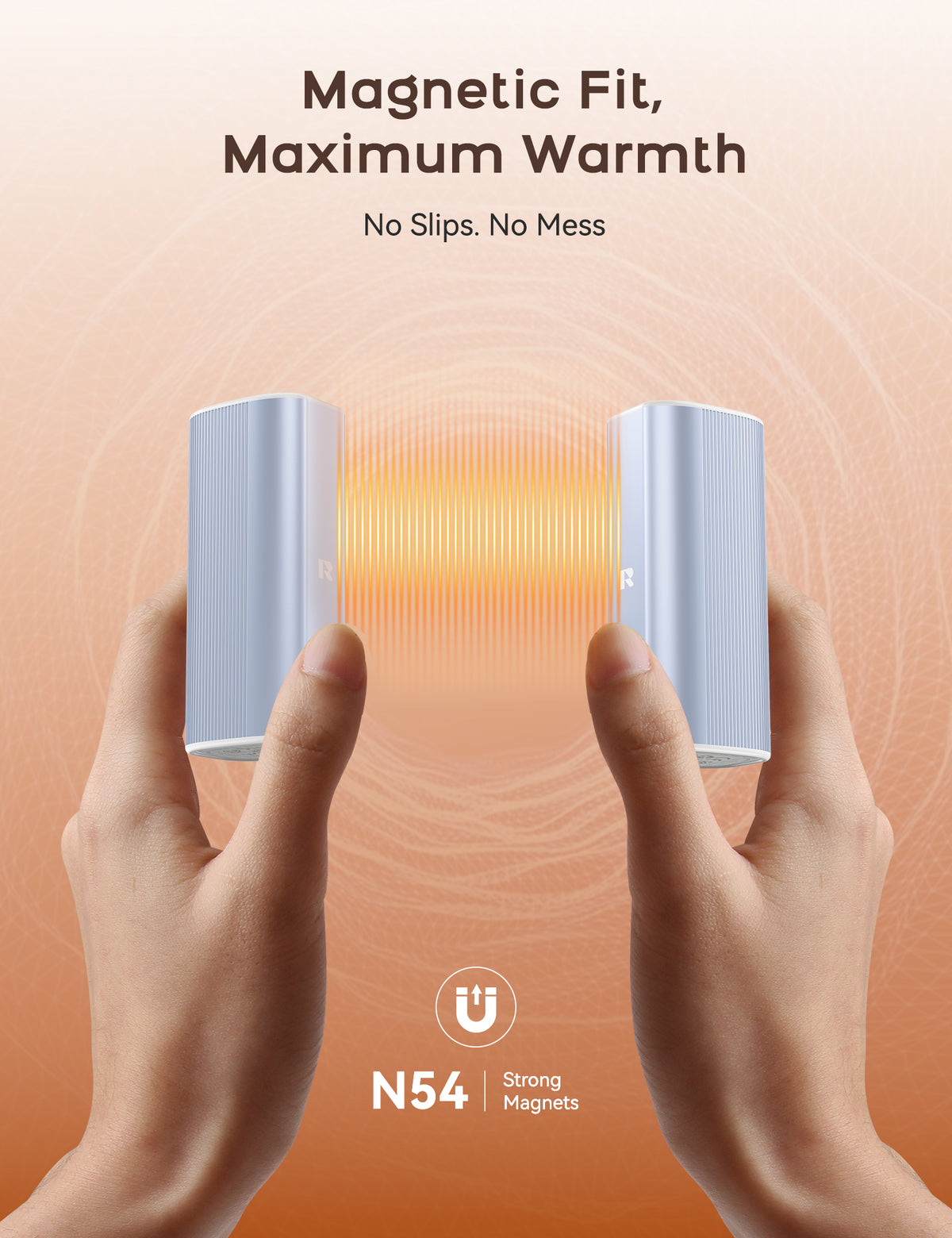 RORRY N1-10000mAh Chauffe-mains rechargeables (lot de 2)