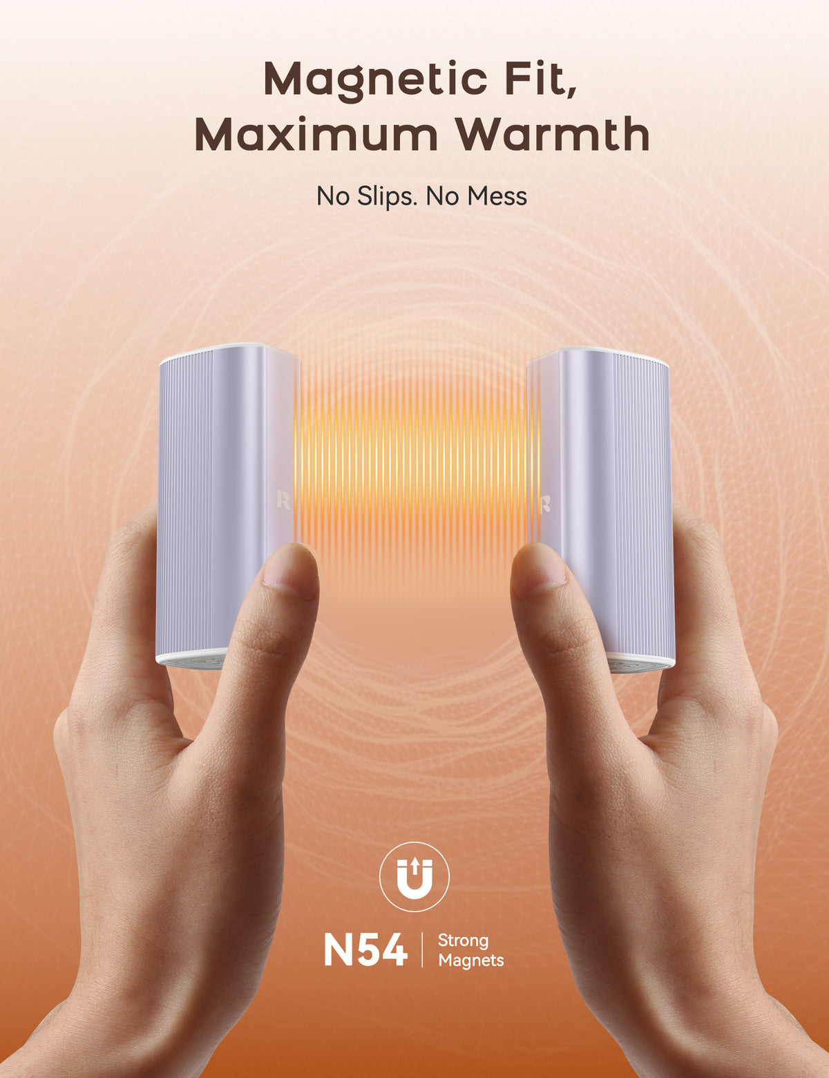 RORRY N1-10000mAh Chauffe-mains rechargeables (lot de 2)