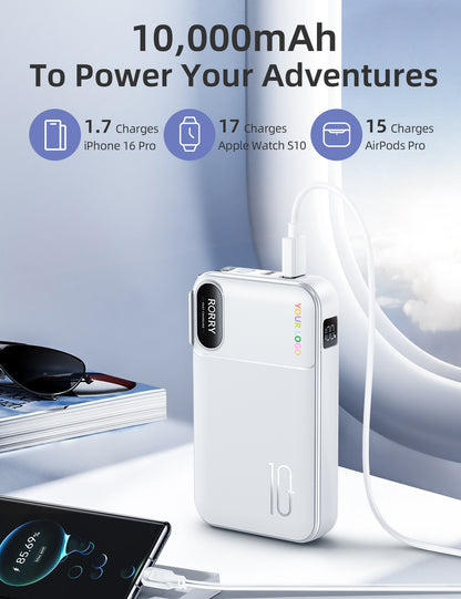 RORRY CB06 10000mAh Portable Charger(AC Wall Plug 22.5W) Custom Logo