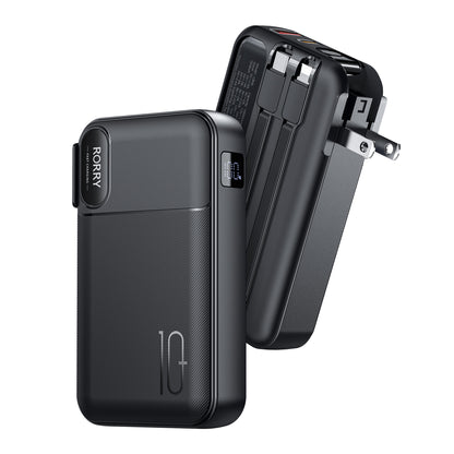 RORRY CB06 10000mAh Portable Charger(AC Wall Plug 22.5W)