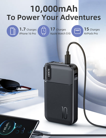 RORRY CB06 10000mAh Portable Charger(AC Wall Plug 22.5W)
