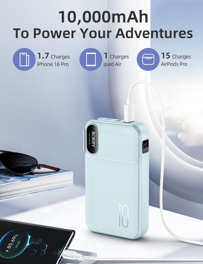 RORRY CB06 10000mAh Portable Charger(AC Wall Plug 22.5W)