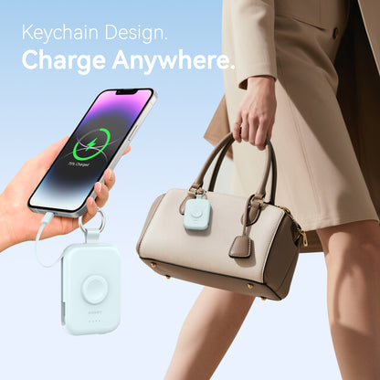 RORRY D2-5000mAh CharmGo Portable Charger Keychain Power Bank