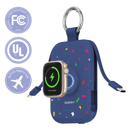 RORRY D2-5000mAh CharmGo Portable Charger Keychain Power Bank
