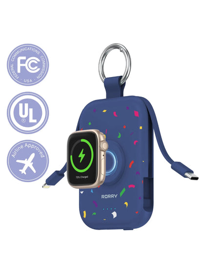 RORRY D2-5000mAh CharmGo Portable Charger Keychain Power Bank