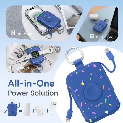 RORRY D2-5000mAh CharmGo Portable Charger Keychain Power Bank
