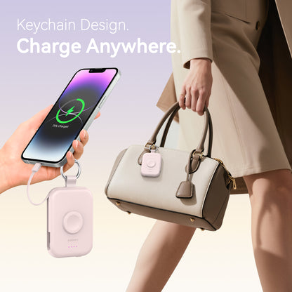 RORRY D2-5000mAh CharmGo Portable Charger Keychain Power Bank