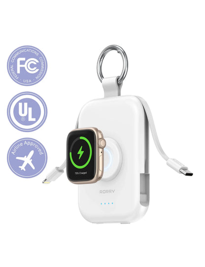 RORRY D2-5000mAh CharmGo Portable Charger Keychain Power Bank