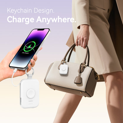RORRY D2-5000mAh CharmGo Portable Charger Keychain Power Bank