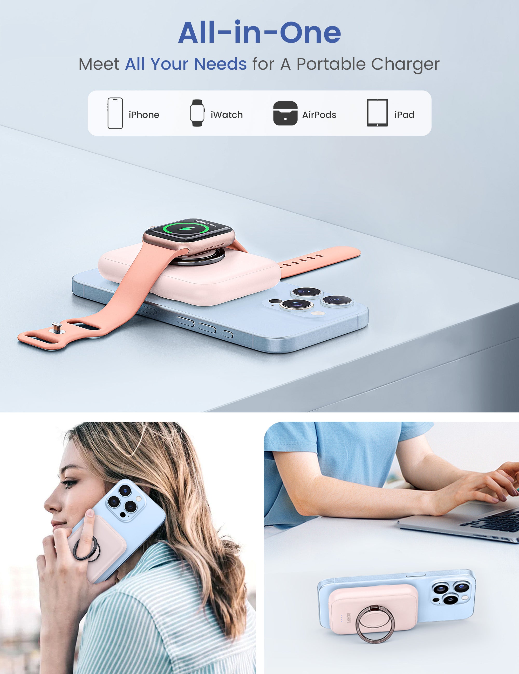 RORRY D13-5000mAh Magsafe Power Bank