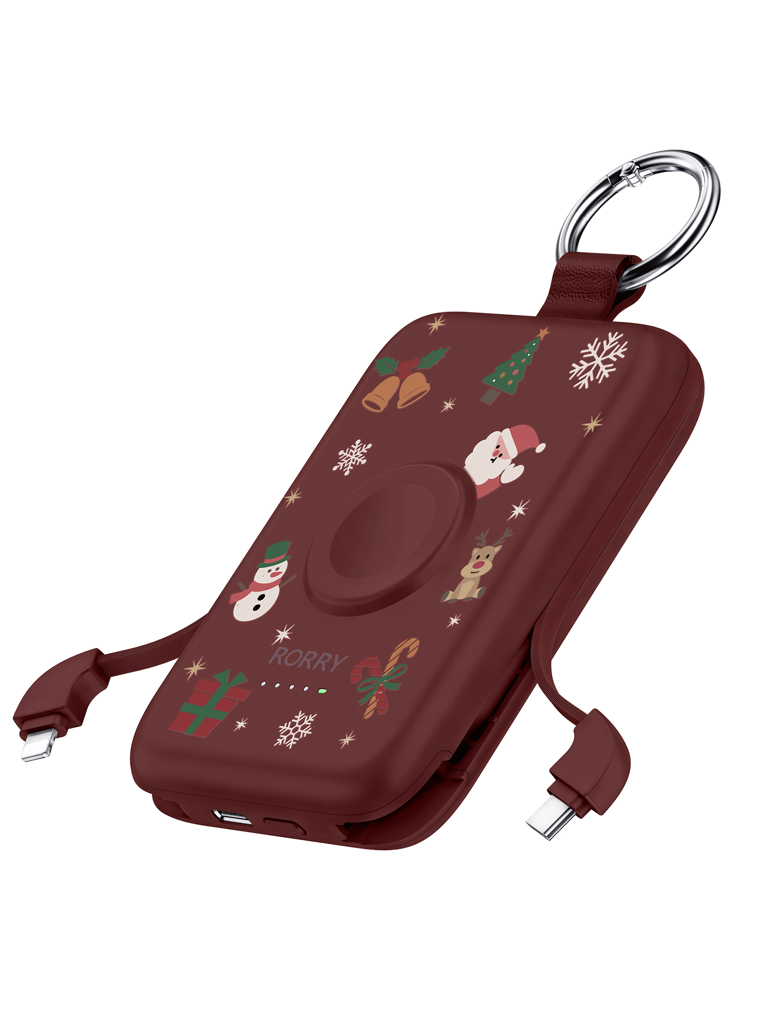 RORRY D2-10000mAh PD 20W Portable Charger Keychain Power Bank