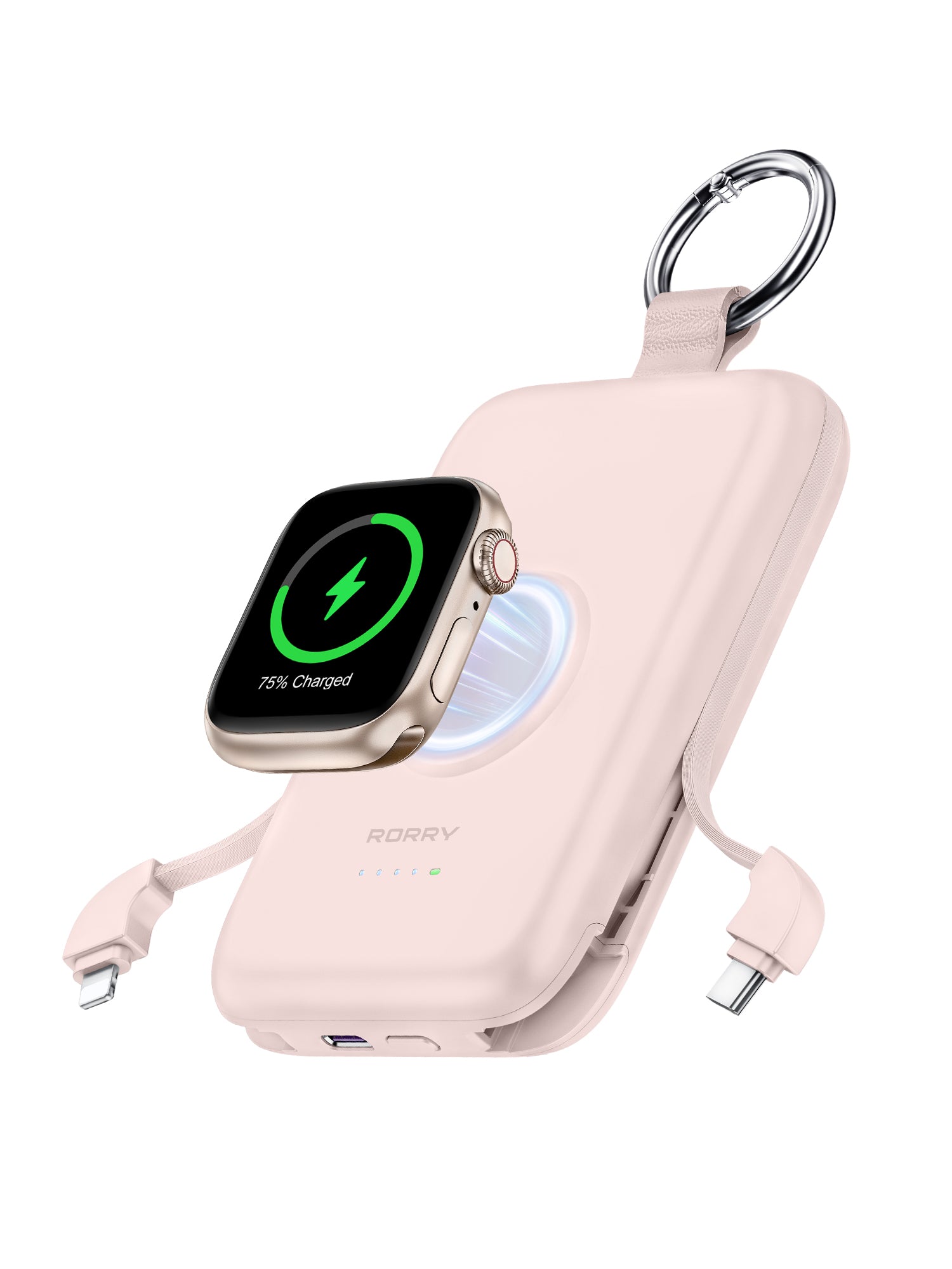 RORRY D2-10000mAh PD 20W Portable Charger Keychain Power Bank