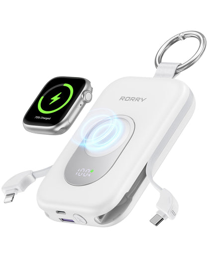 RORRY D2-20000mAh Portable Charger Keychain Power Bank 30W