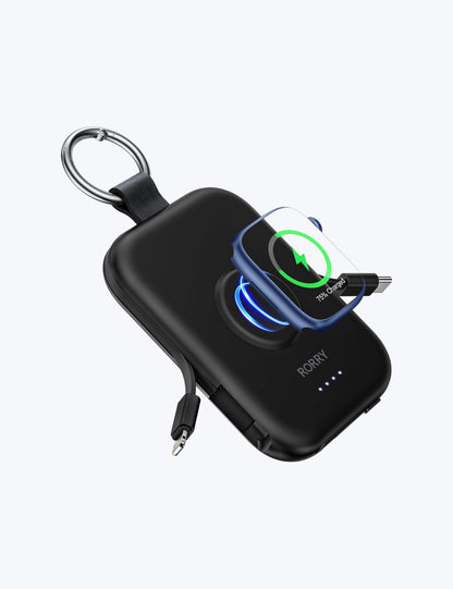 RORRY D2-5000mAh Portable Charger Keychain Power Bank