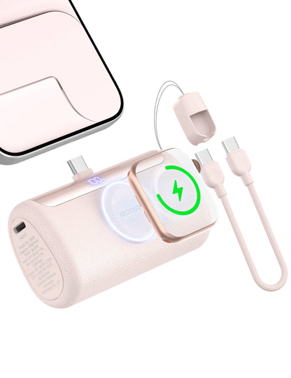 RORRY D5-10000mAh Portable Charger USB-C Power Bank