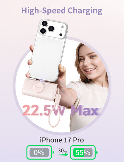 RORRY D5-10000mAh Portable Charger USB-C Power Bank