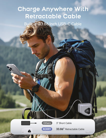 RORRY H3 25000mAh Laptop Power Bank 65W