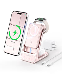 RORRY AuraDock M2-5000mAh 4 in 1 Charging Station with MagSafe Power Bank