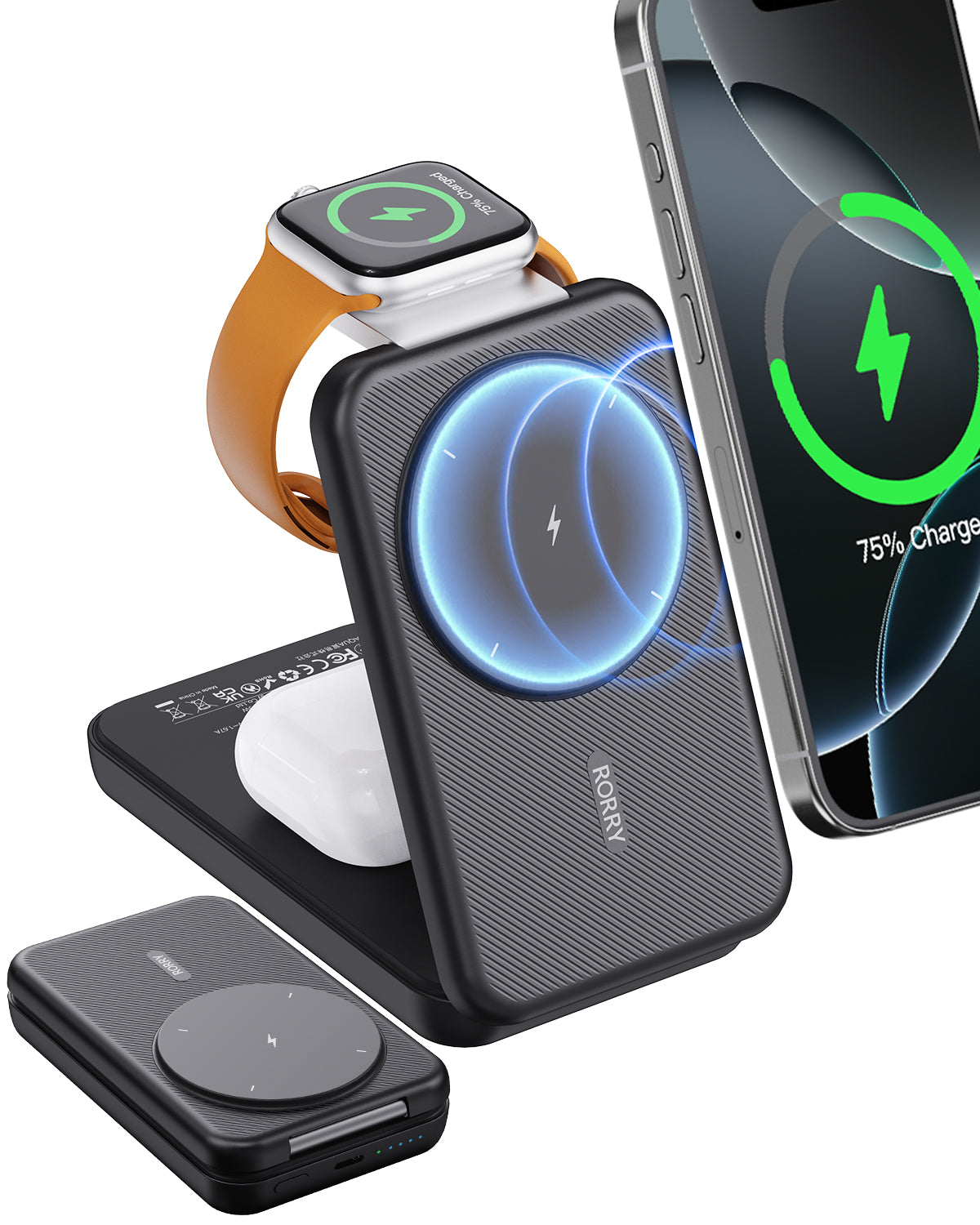 RORRY M3 10000mAh Megsafe Charging Station