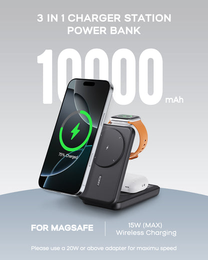 RORRY M3 10000mAh Megsafe Charging Station