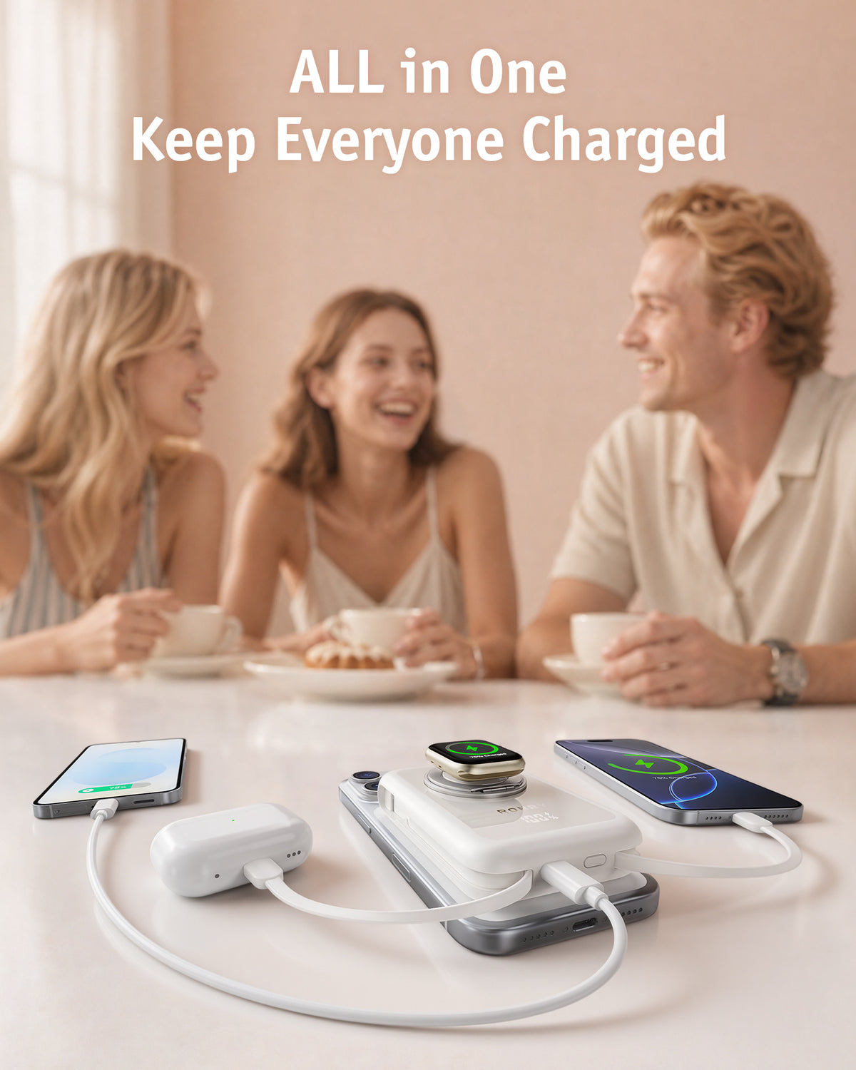 RORRY MagAir P8-10000mAh Banco de energía MagSafe 22.5W