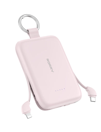 RORRY T1-10000mAh Portable Charger Keychain Power Bank 30W