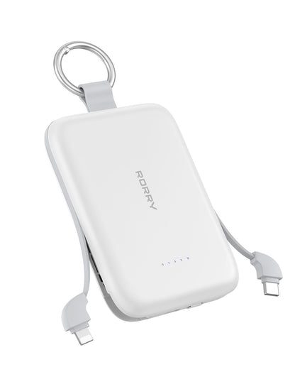 RORRY T1-10000mAh Portable Charger Keychain Power Bank 30W