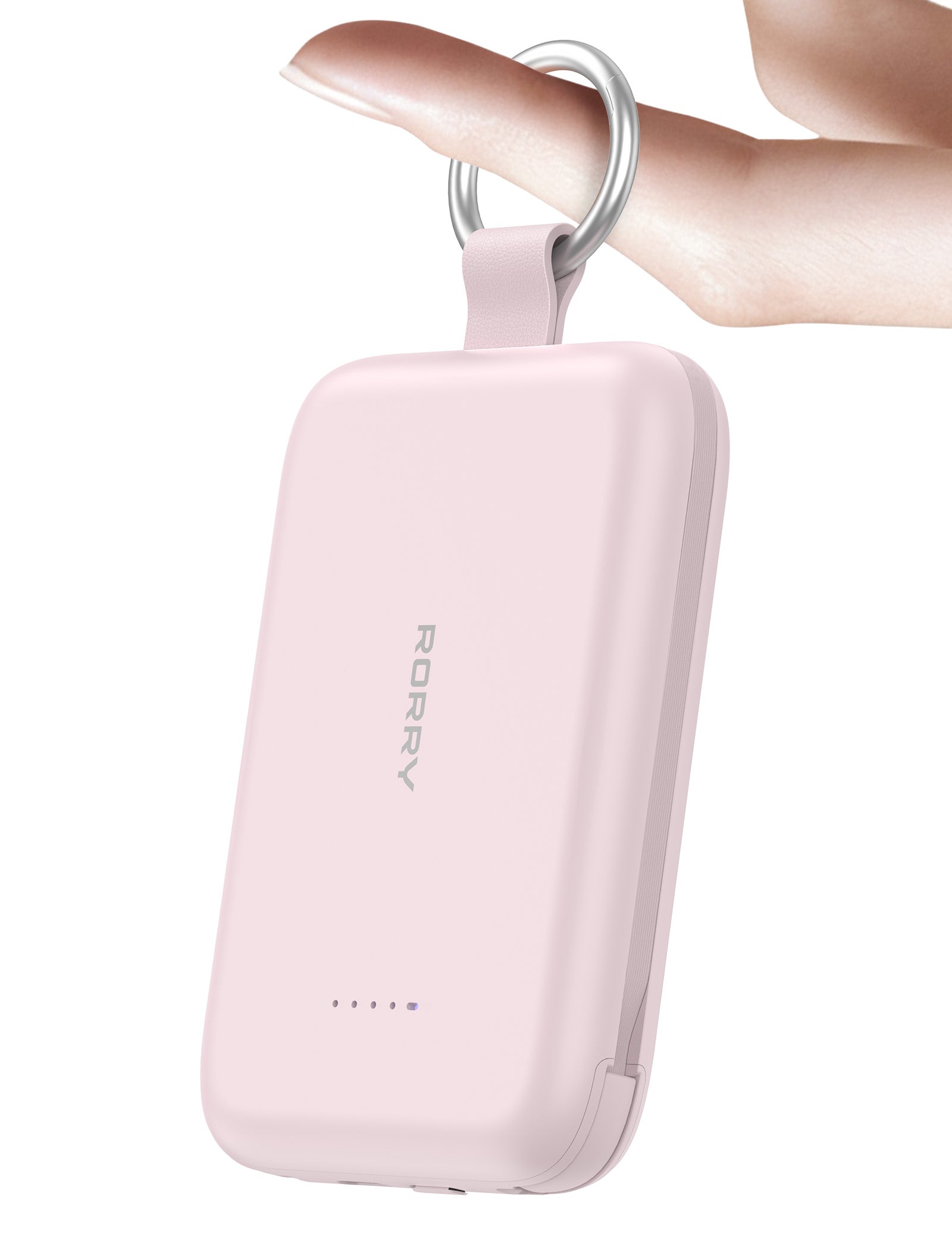 RORRY T1-10000mAh Portable Charger Keychain Power Bank 30W