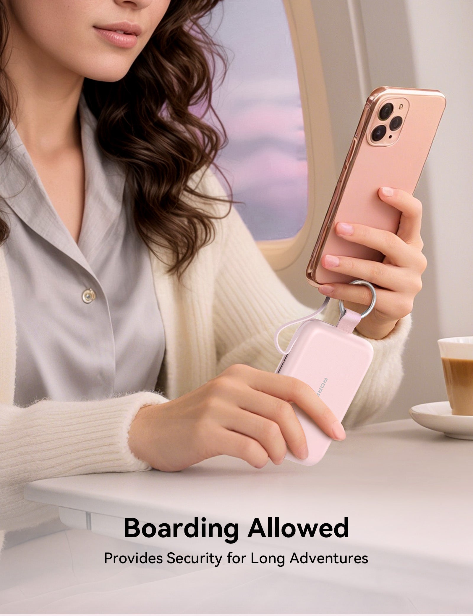 RORRY T1-10000mAh Portable Charger Keychain Power Bank 30W