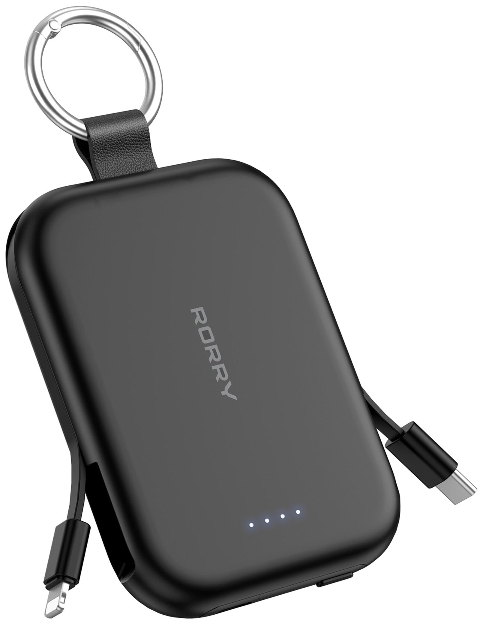 Custom Logo RORRY CharmGo T1-5000mAh Portable Charger Keychain Power Bank