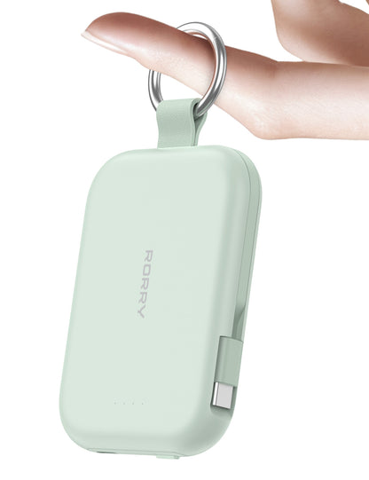 RORRY T1-5000mAh Portable Charger Keychain Power Bank