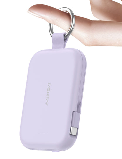 RORRY T1-5000mAh Portable Charger Keychain Power Bank