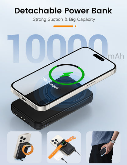 RORRY 10000mAh 3 in 1 Wireless Charging Station