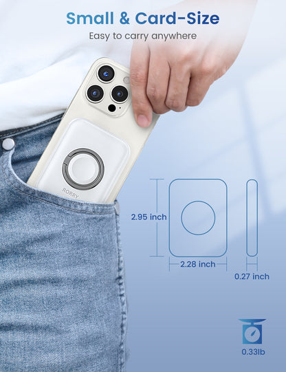 RORRY D13 Magnetic Portable Charger, 5000mAh